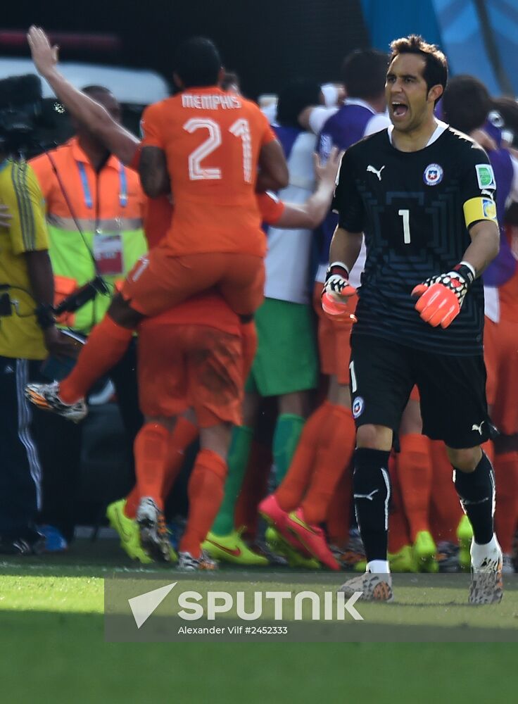 FIFA World Cup 2014. Netherlands vs. Chile