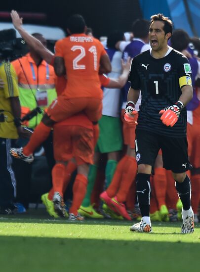 FIFA World Cup 2014. Netherlands vs. Chile