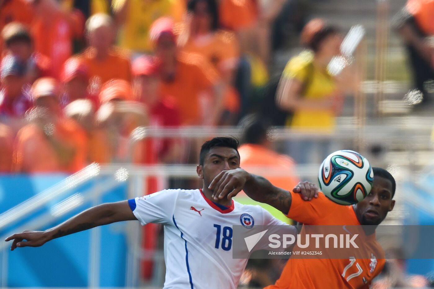 FIFA World Cup 2014. Netherlands vs. Chile