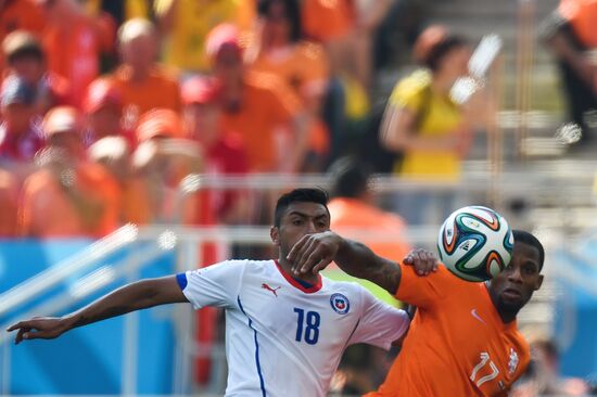 FIFA World Cup 2014. Netherlands vs. Chile