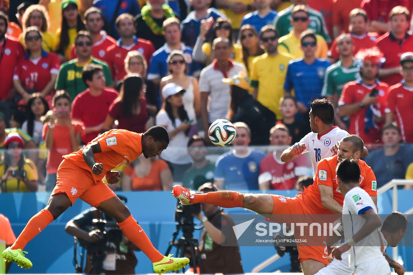 FIFA World Cup 2014. Netherlands vs. Chile