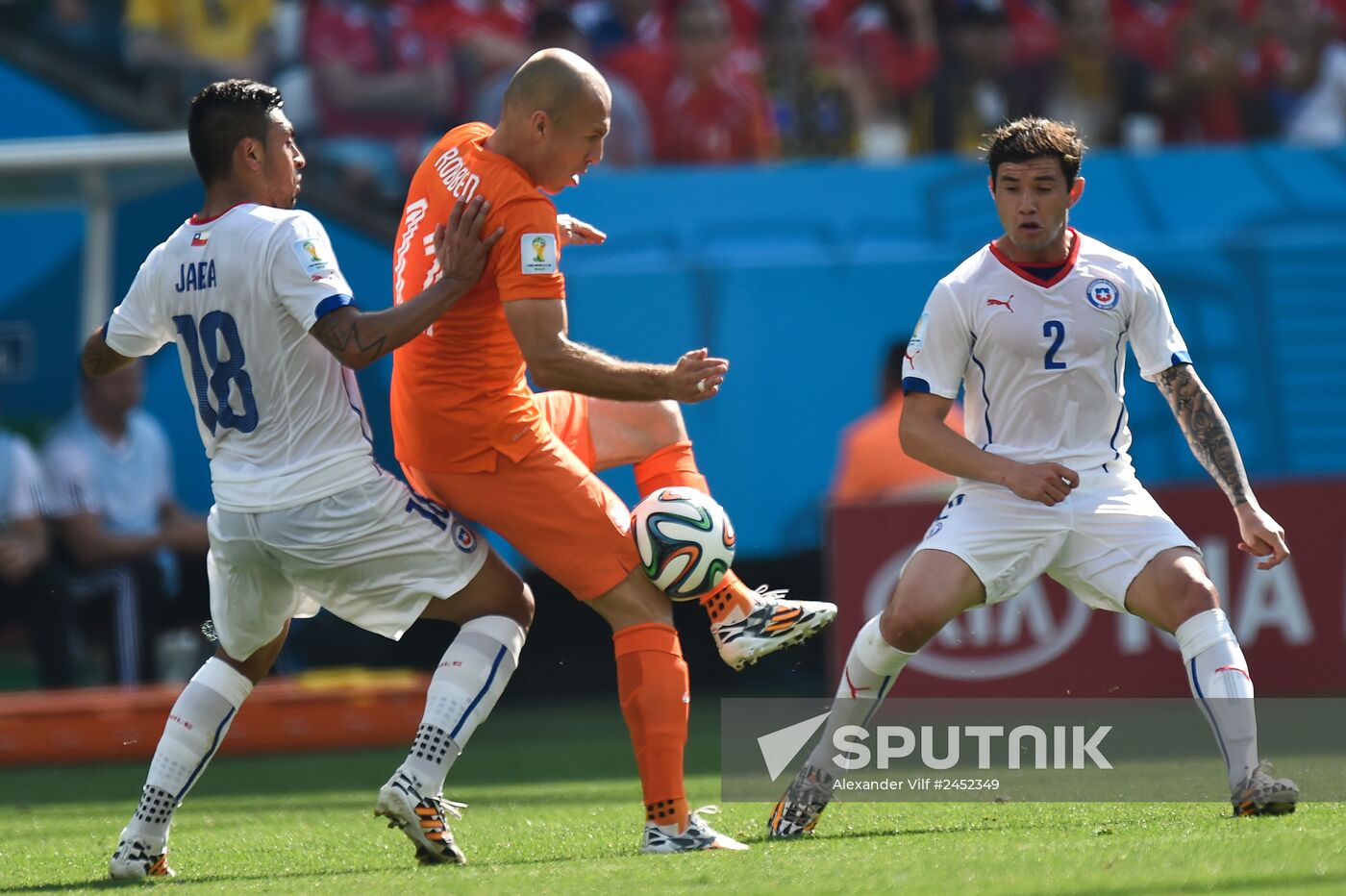 FIFA World Cup 2014. Netherlands vs. Chile