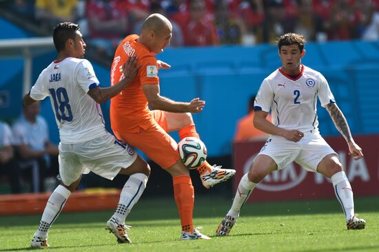 FIFA World Cup 2014. Netherlands vs. Chile