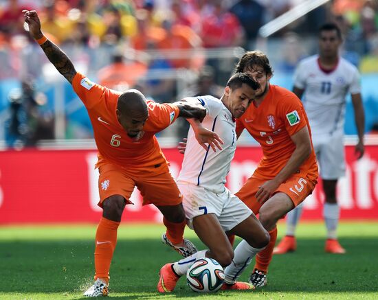 FIFA World Cup 2014. Netherlands vs. Chile