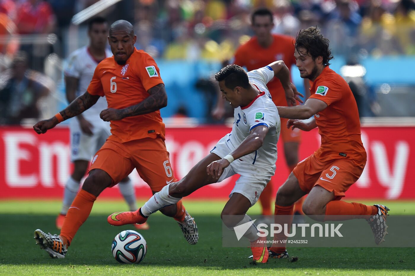 FIFA World Cup 2014. Netherlands vs. Chile