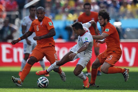 FIFA World Cup 2014. Netherlands vs. Chile