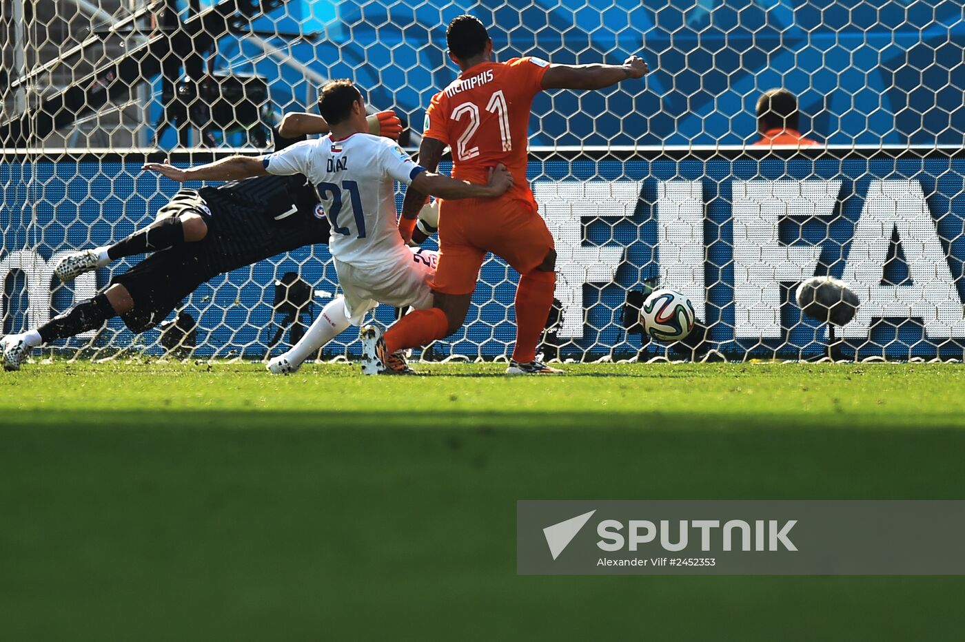 FIFA World Cup 2014. Netherlands vs. Chile