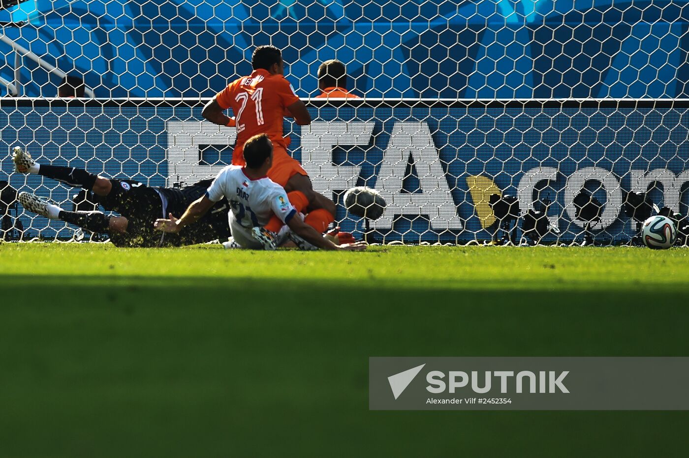 FIFA World Cup 2014. Netherlands vs. Chile