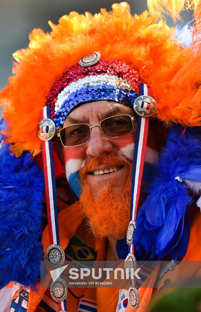 2014 FIFA World Cup. Netherlands vs. Chile