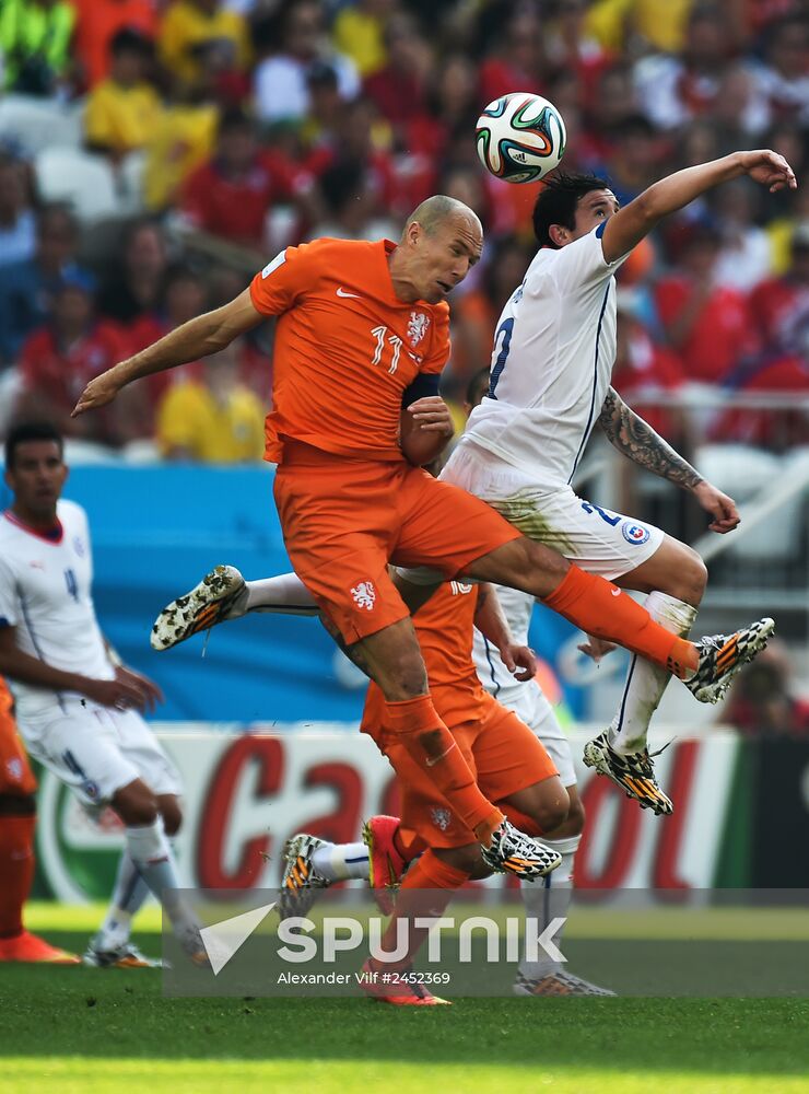 FIFA World Cup 2014. Netherlands vs. Chile