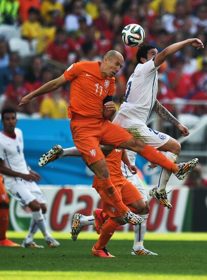 FIFA World Cup 2014. Netherlands vs. Chile