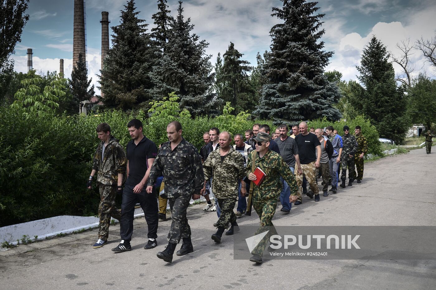 Lugansk Region update. The Prizrak (Ghost) battalion of the Lugansk People's Volunteer Corps