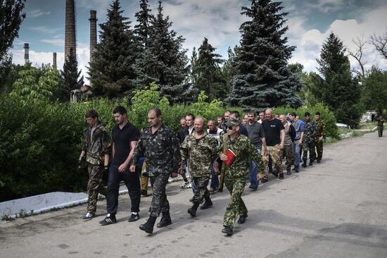 Lugansk Region update. The Prizrak (Ghost) battalion of the Lugansk People's Volunteer Corps