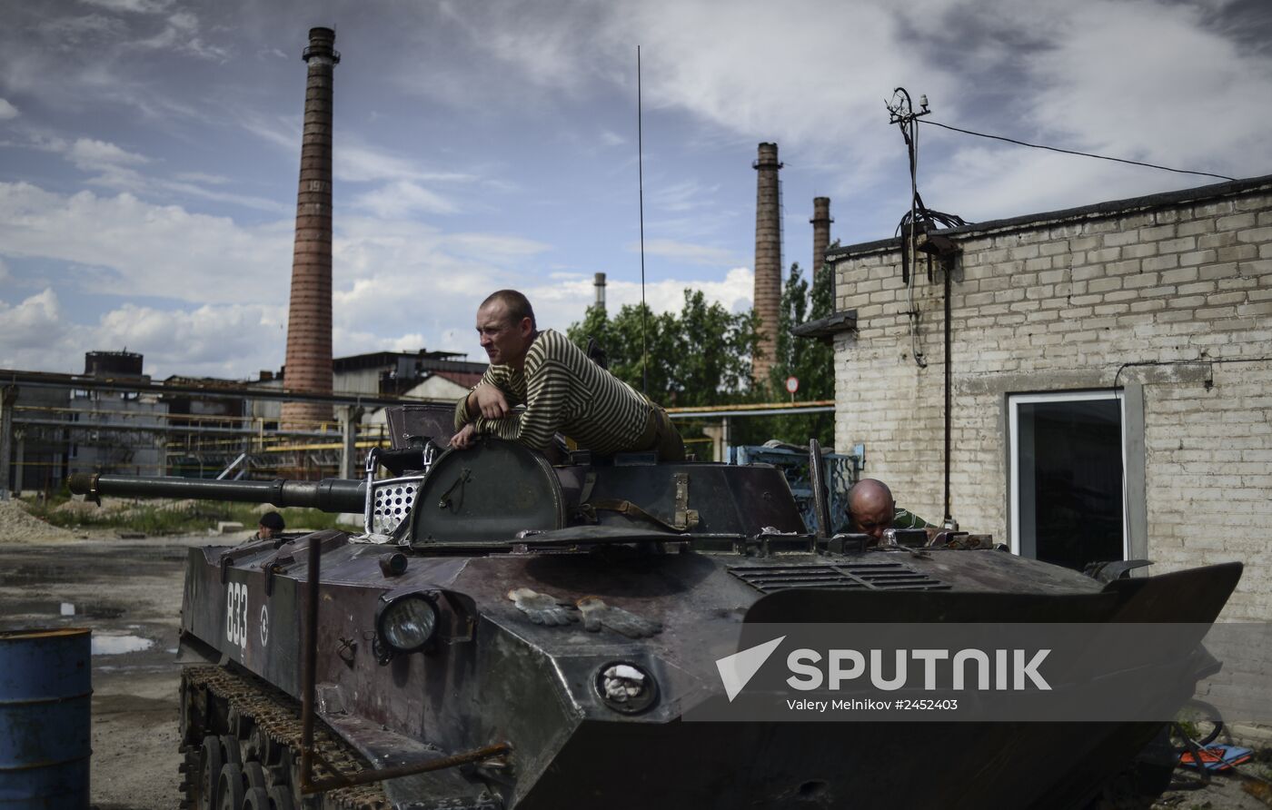 The Prizrak (Ghost) battalion of the Lugansk People's Volunteer Corps