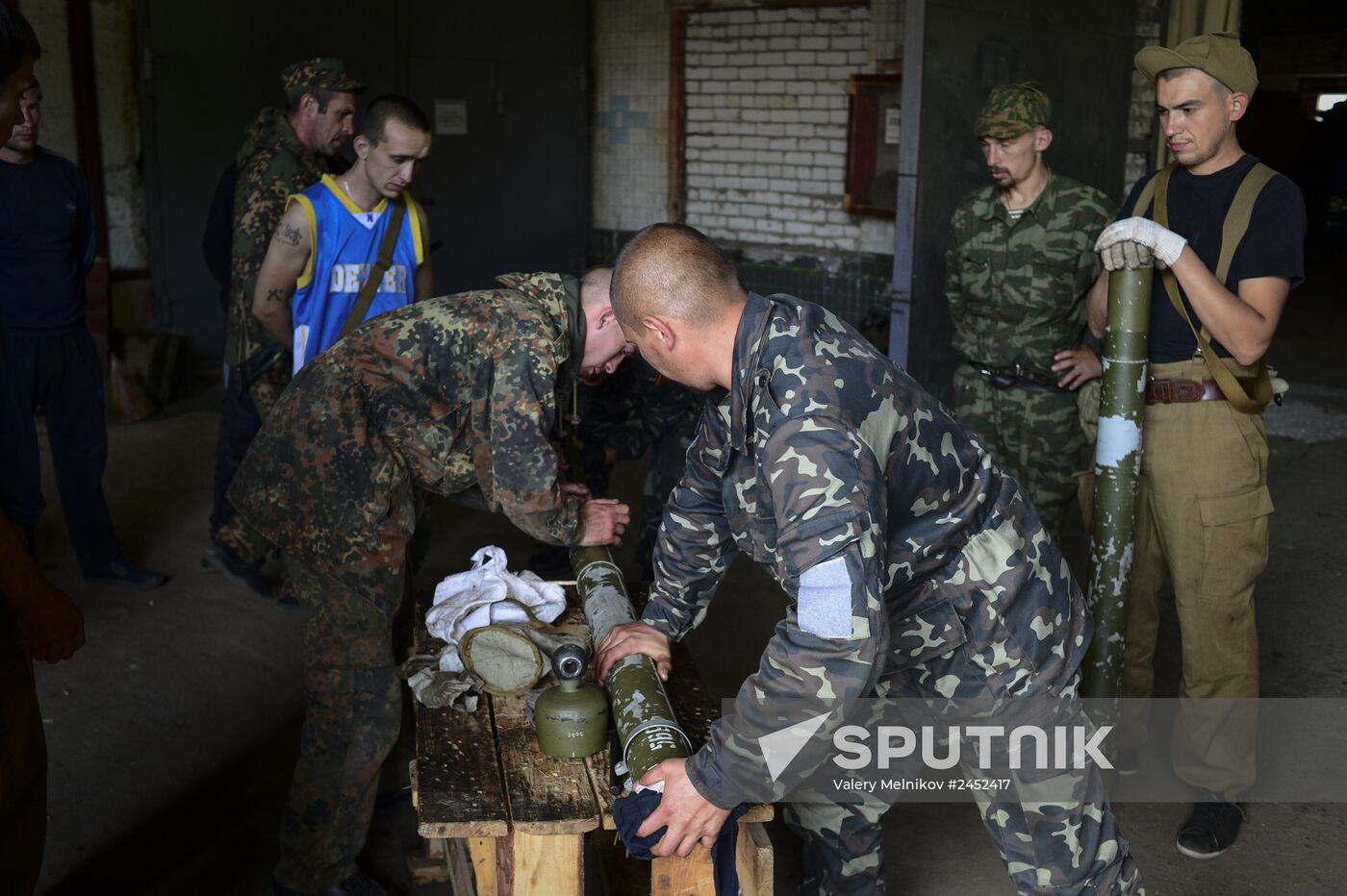 The Prizrak (Ghost) battalion of the Lugansk People's Volunteer Corps