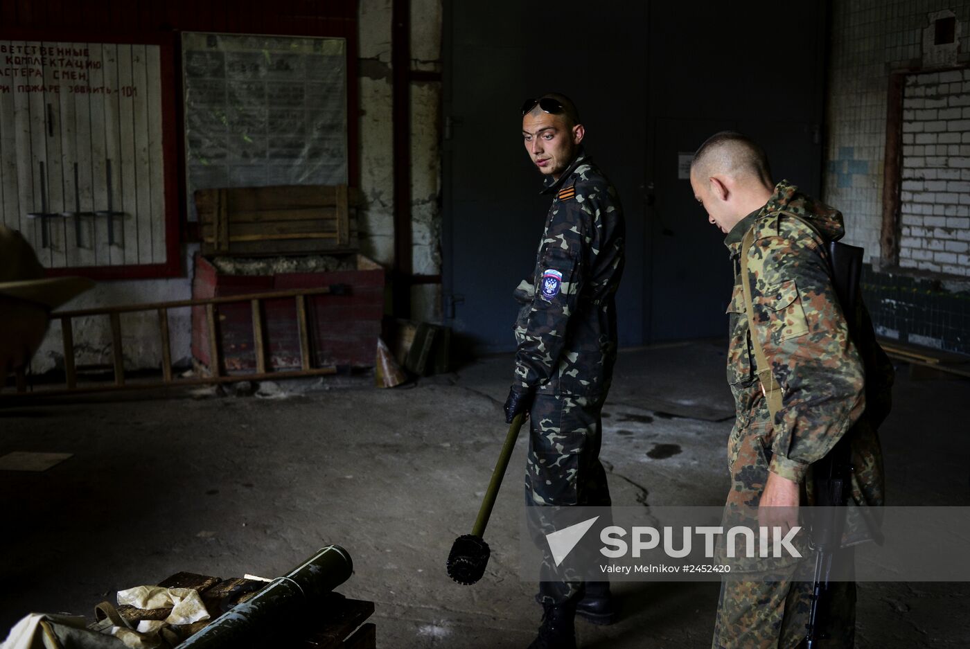 The Prizrak (Ghost) battalion of the Lugansk People's Volunteer Corps