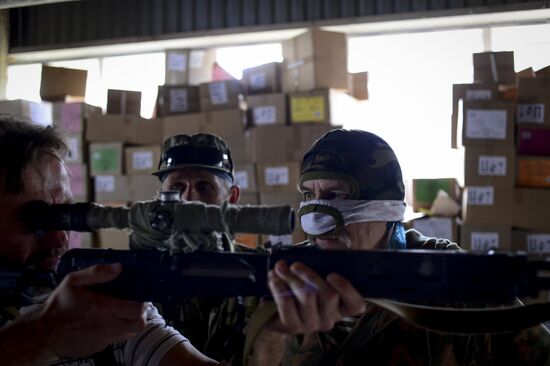 The Prizrak (Ghost) battalion of the Lugansk People's Volunteer Corps