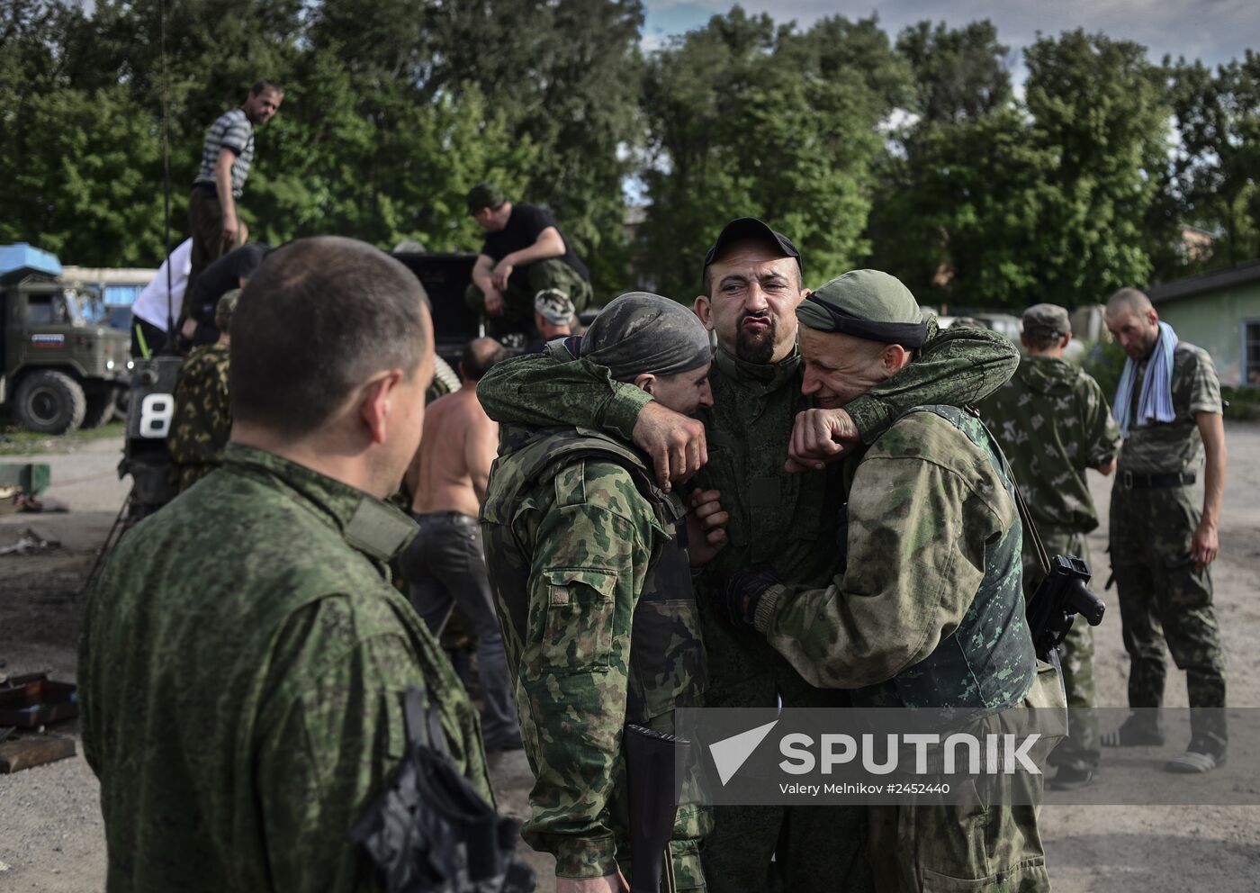 The Prizrak (Ghost) battalion of the Lugansk People's Volunteer Corps