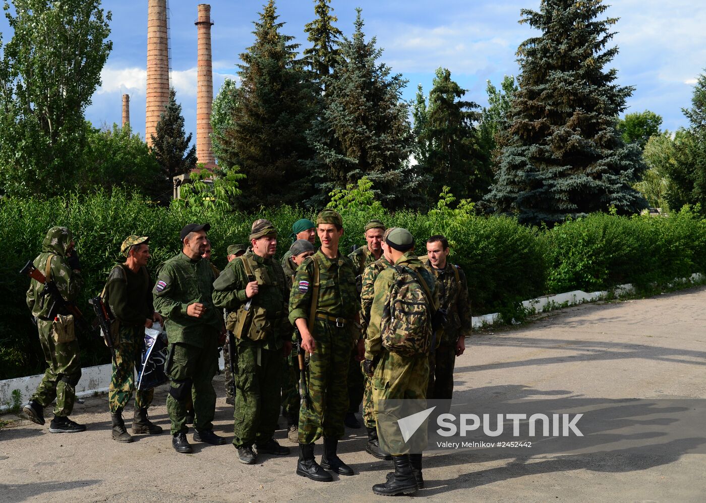 The Prizrak (Ghost) battalion of the Lugansk People's Volunteer Corps