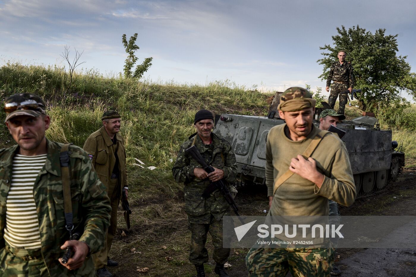 The Prizrak (Ghost) battalion of the Lugansk People's Volunteer Corps