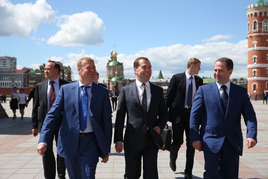 Dmitry Medvedev visits the Volga Federal District