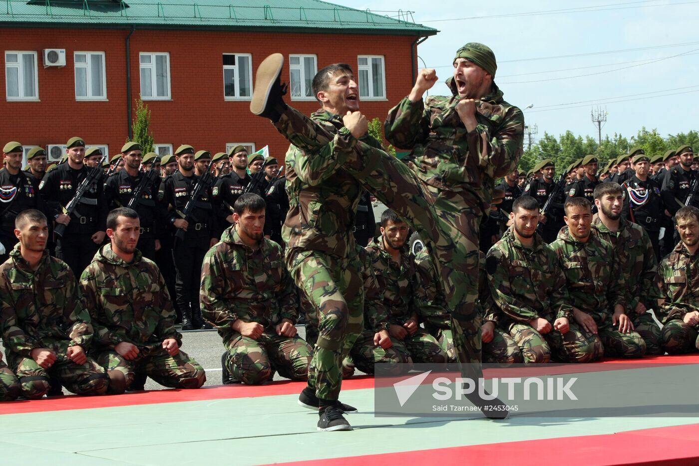 Tenth anniversary of the Kadyrov Special Regiment in Grozny