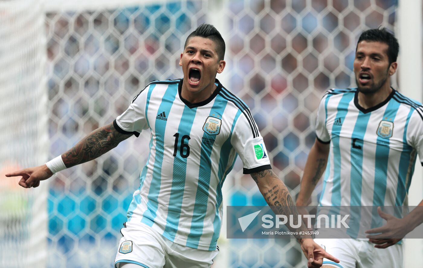 2014 FIFA World Cup. Nigeria vs. Argentina