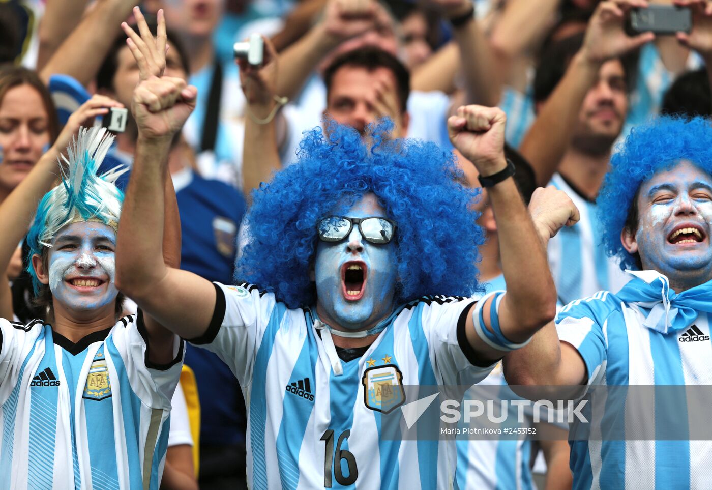 2014 FIFA World Cup. Nigeria vs. Argentina