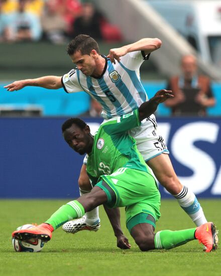 2014 FIFA World Cup. Nigeria vs. Argentina