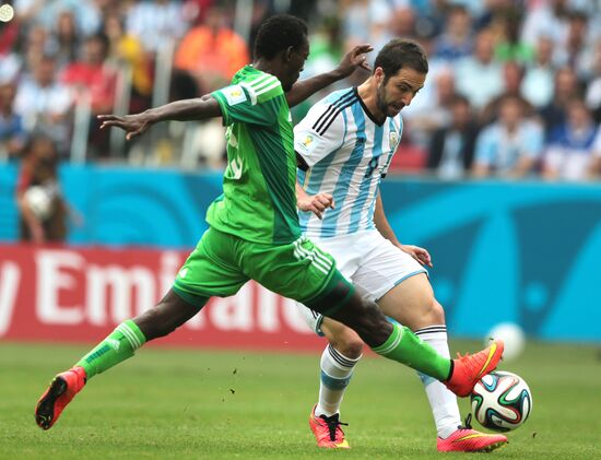2014 FIFA World Cup. Nigeria vs. Argentina