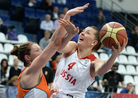 2015 FIBA EuroBasket. Women's qualifying tournament. Russia vs. Netherlands