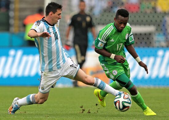 2014 FIFA World Cup. Nigeria vs. Argentina