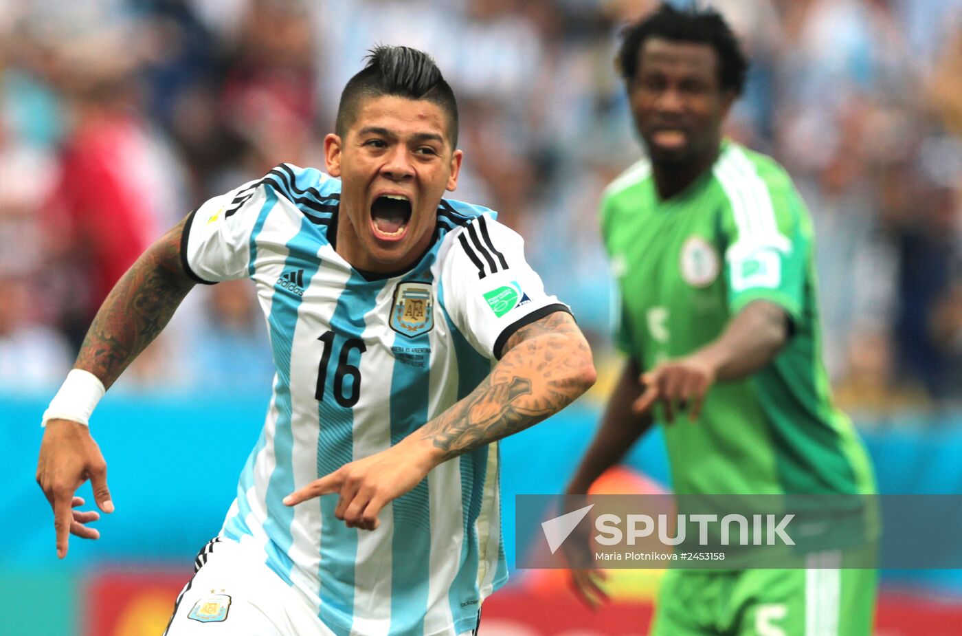 2014 FIFA World Cup. Nigeria vs. Argentina