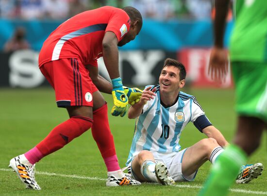 2014 FIFA World Cup. Nigeria vs. Argentina