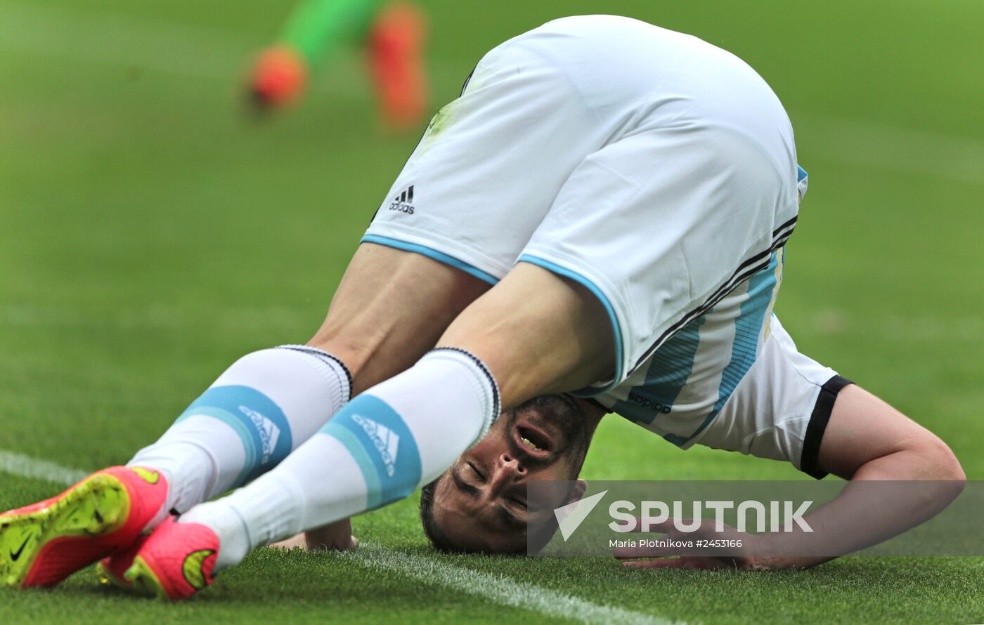 2014 FIFA World Cup. Nigeria vs. Argentina