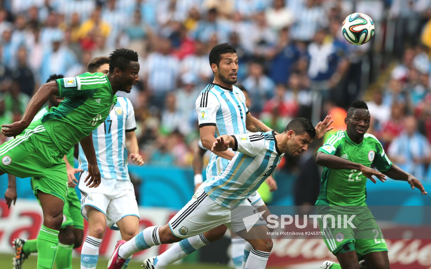 2014 FIFA World Cup. Nigeria vs. Argentina
