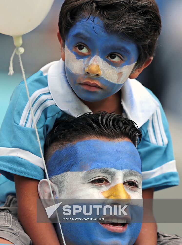 2014 FIFA World Cup. Nigeria vs. Argentina