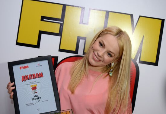 FHM TOP 100 SEXY 2014 international awards