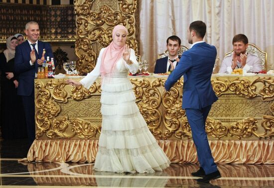 Republican graduation party in Chechnya