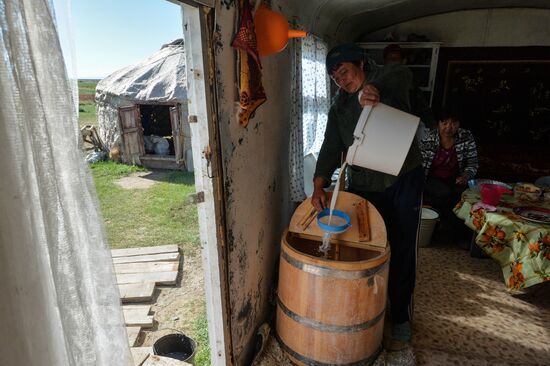 Life of shepherds in Altai Republic