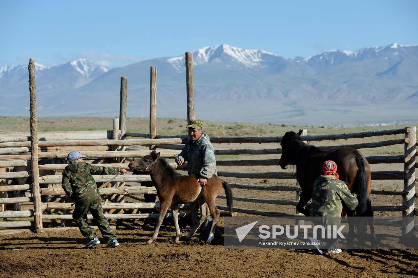 Life of shepherds in Altai Republic