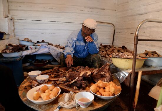 Life of shepherds in Altai Republic
