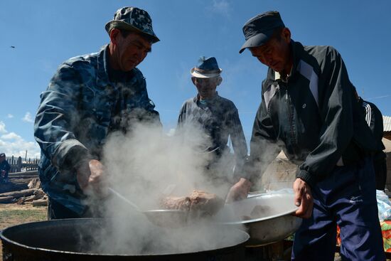 Life of shepherds in Altai Republic