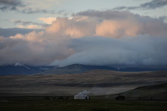Life of shepherds in Altai Republic