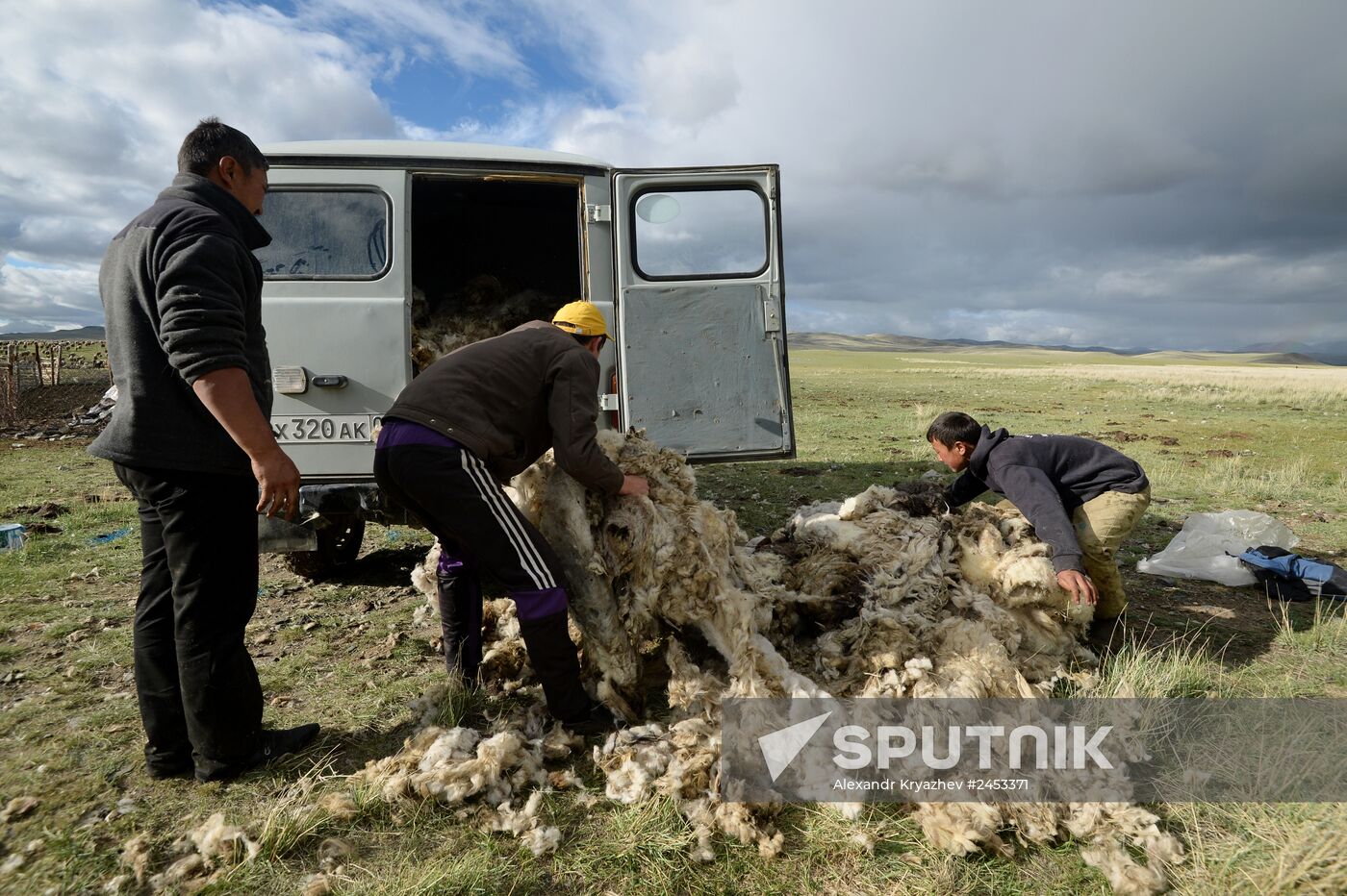 Life of shepherds in the Altai Republic
