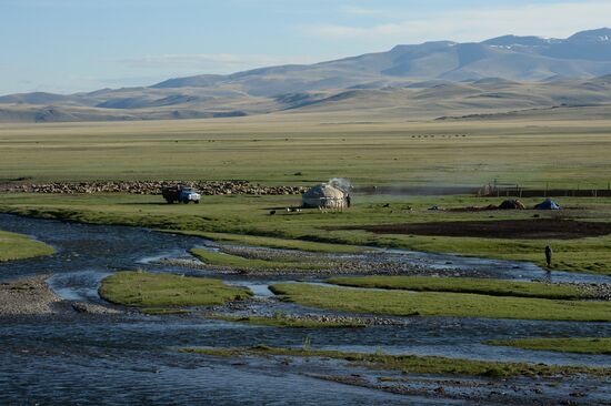 Life of shepherds in the Altai Republic
