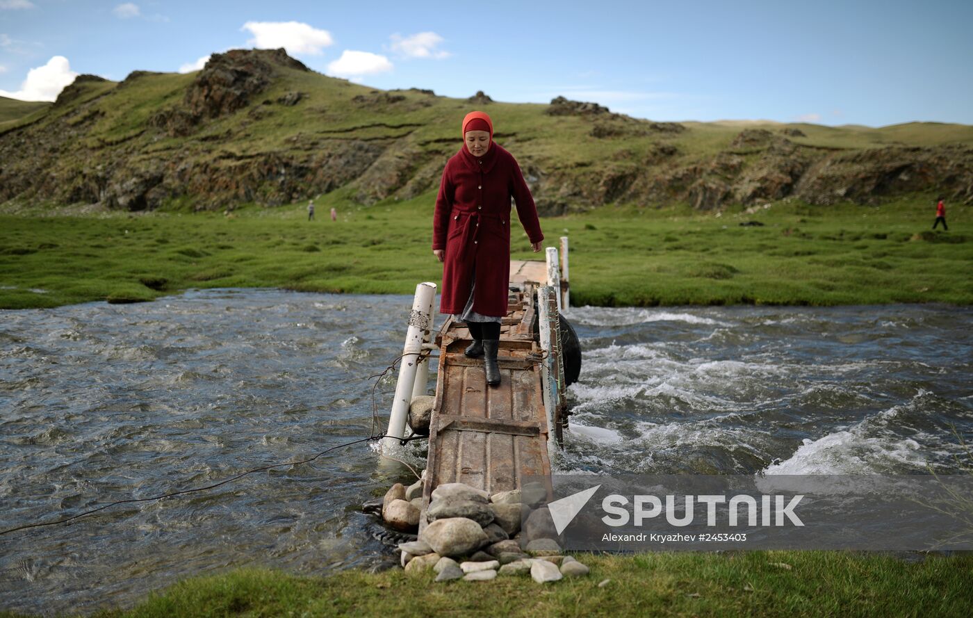 Life of shepherds in the Altai Republic