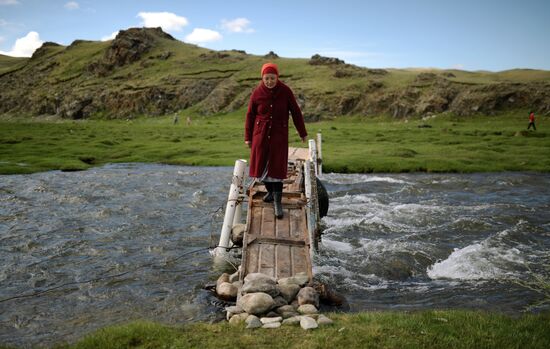 Life of shepherds in the Altai Republic