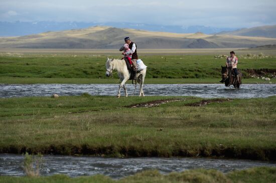Life of shepherds in Altai Republic