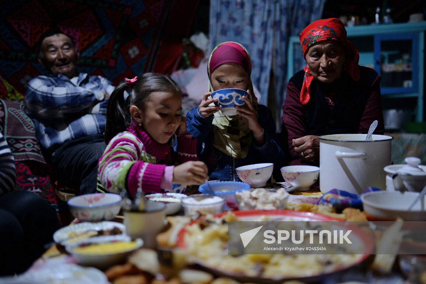 Life of shepherds in the Altai Republic